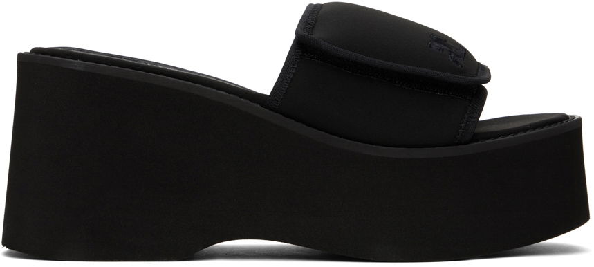 Sneakers och skor Courrèges Scuba Wave Platform Sandals Svart | 124SSD007NE0005, 0