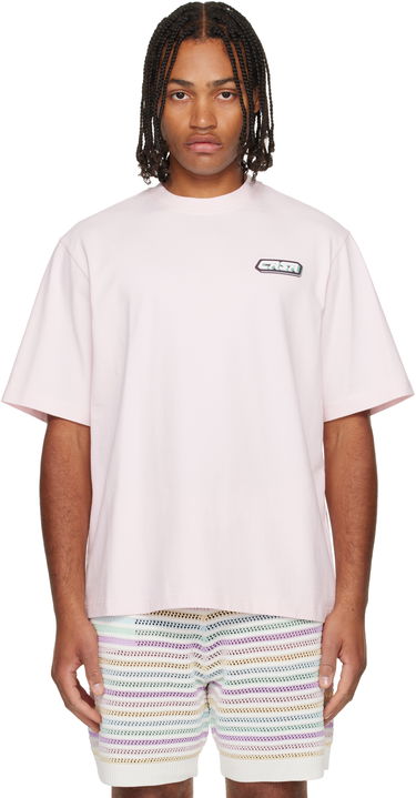 T-shirt Casablanca 'Casa' Racing Oversized Short Sleeve T-shirt Rosa | M-AW25-JTS-044-01, 0