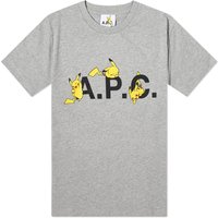 T-shirt A.P.C. Pokémon Pikachu x T-Shirt Grå | COEZB-F26316-PLB, 1
