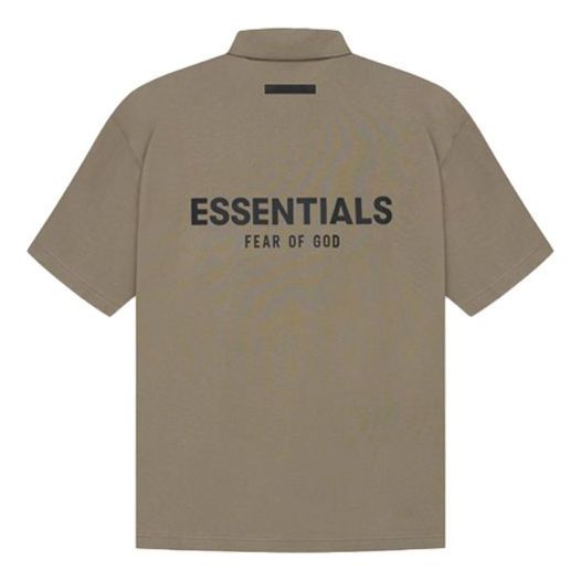 Polotröja Fear of God Essentials SS21 Polo Grön | FOG-SS21-550