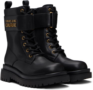 Sneakers och skor Versace Versace Jeans Couture Logo Hardware Boots Svart | E79VA3S64_E71570, 3