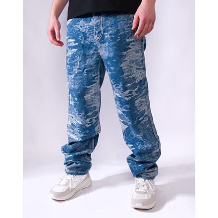 Jeans Karl Kani Karl Kani Og K Distress Camo Five Pocket Denim Pants W30 Blå | KK-60000106