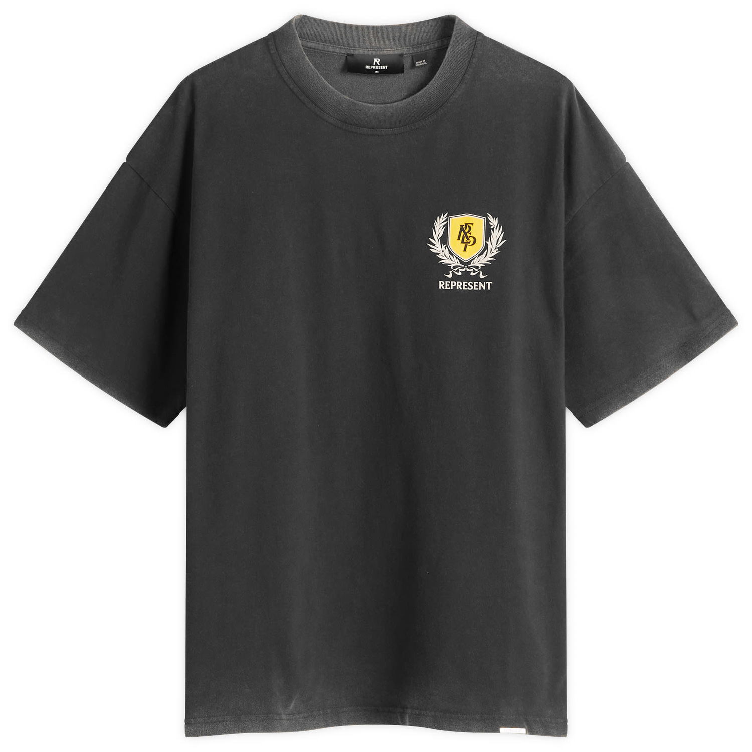 T-shirt Represent Clo Represent Crest T-Shirt Svart | MLM41069-06, 1