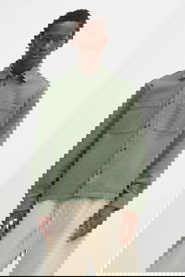 Skjorta A.P.C. A.P.C. Surchemise Leon Regular Fit Shirt Grön | COGZV.H32019, 0