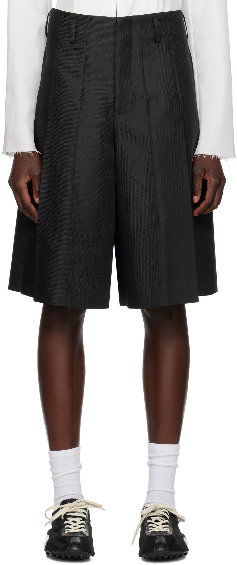 Shorts Comme des Garçons Homme Plus Gabardine Shorts Svart | PO-P039-051