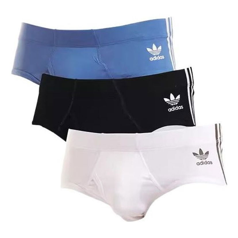 Boxare adidas Originals Originals 3 Stripe Briefs Blå | 4A1M50-909