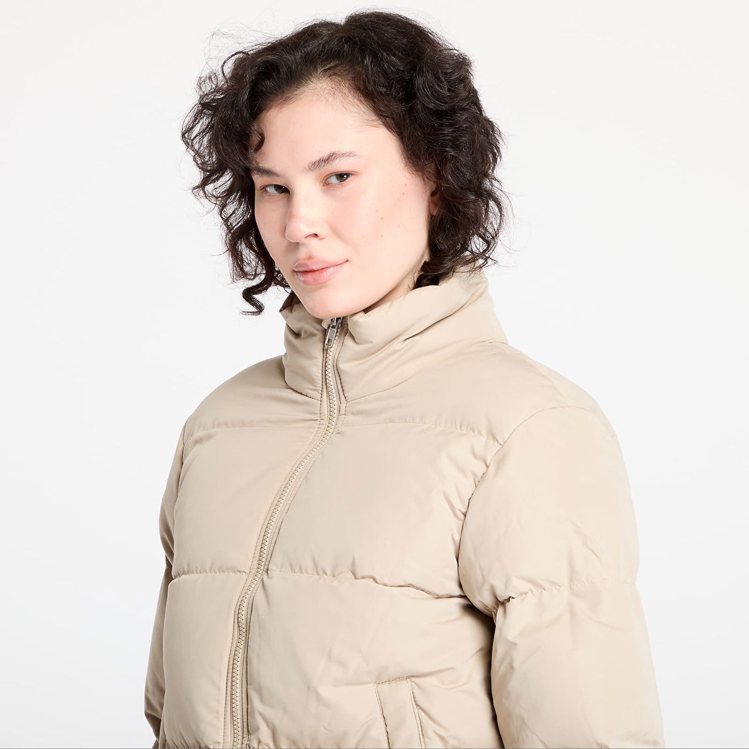 Pufferjacka Urban Classics Short Puffer Jacket Beige | TB4759-04732, 1