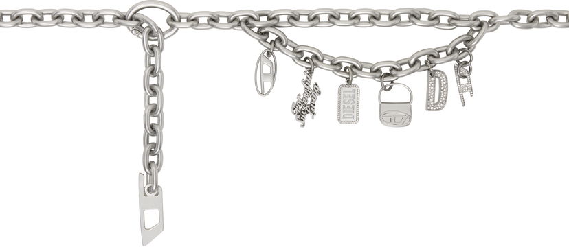 Halsband Diesel Hoshi Edition Multicharm Chain Belt Metallisk | X10248 PR581