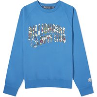 Sweatshirt BILLIONAIRE BOYS CLUB Duck Camo Arch Logo Crew Sweat Blå | B23428-BL, 1