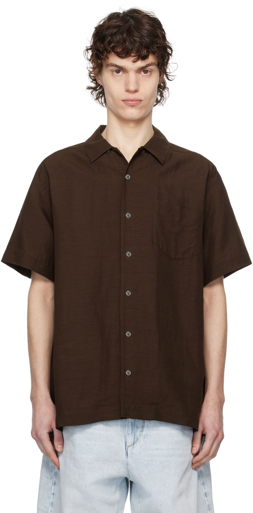 Skjorta A.P.C. A.P.C. Roy Shirt Brun | VIALV-H12608