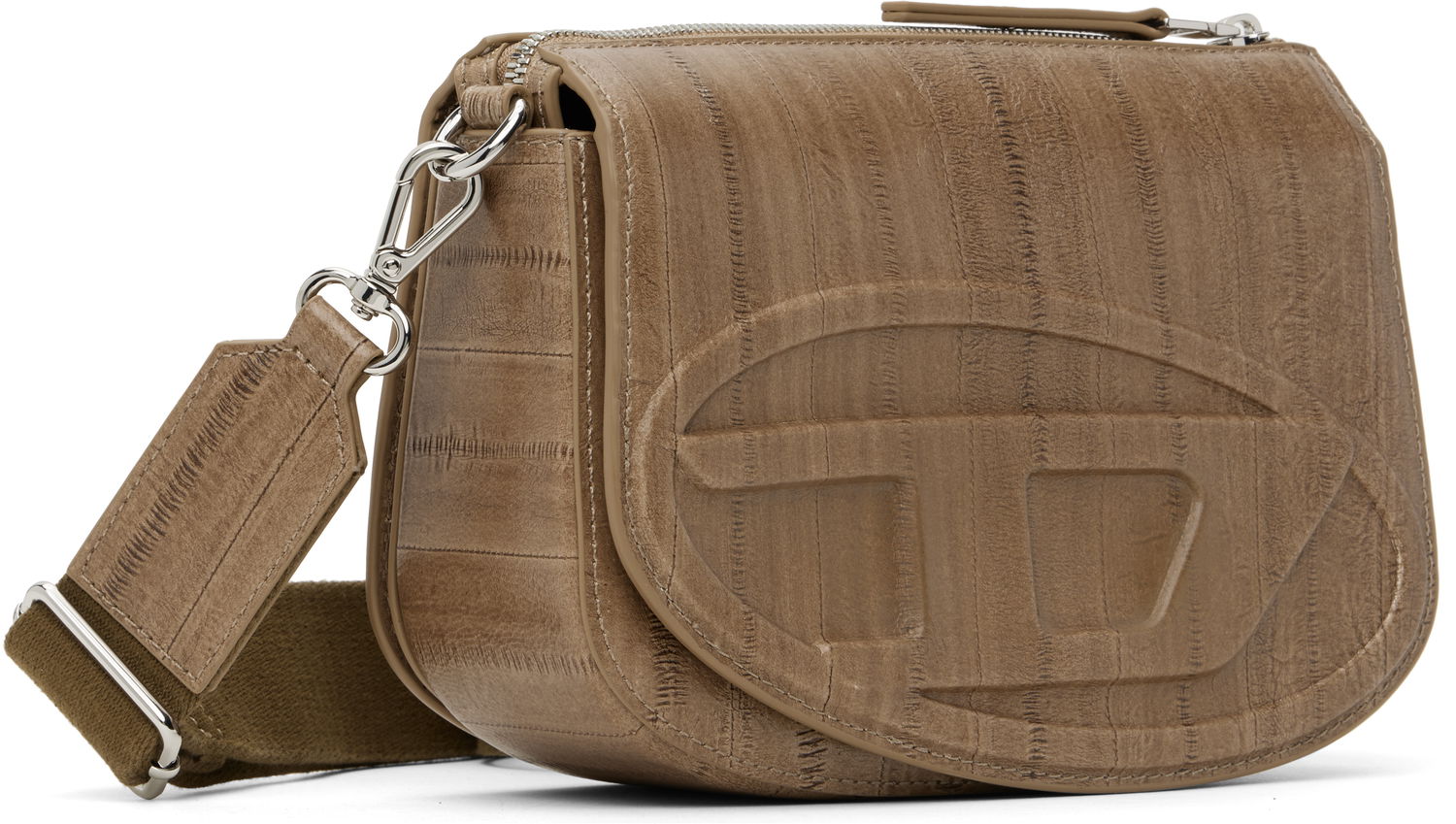 Axelväska Diesel Diesel 1DR Camera Bag Beige | X10223-P8245-T2331, 1