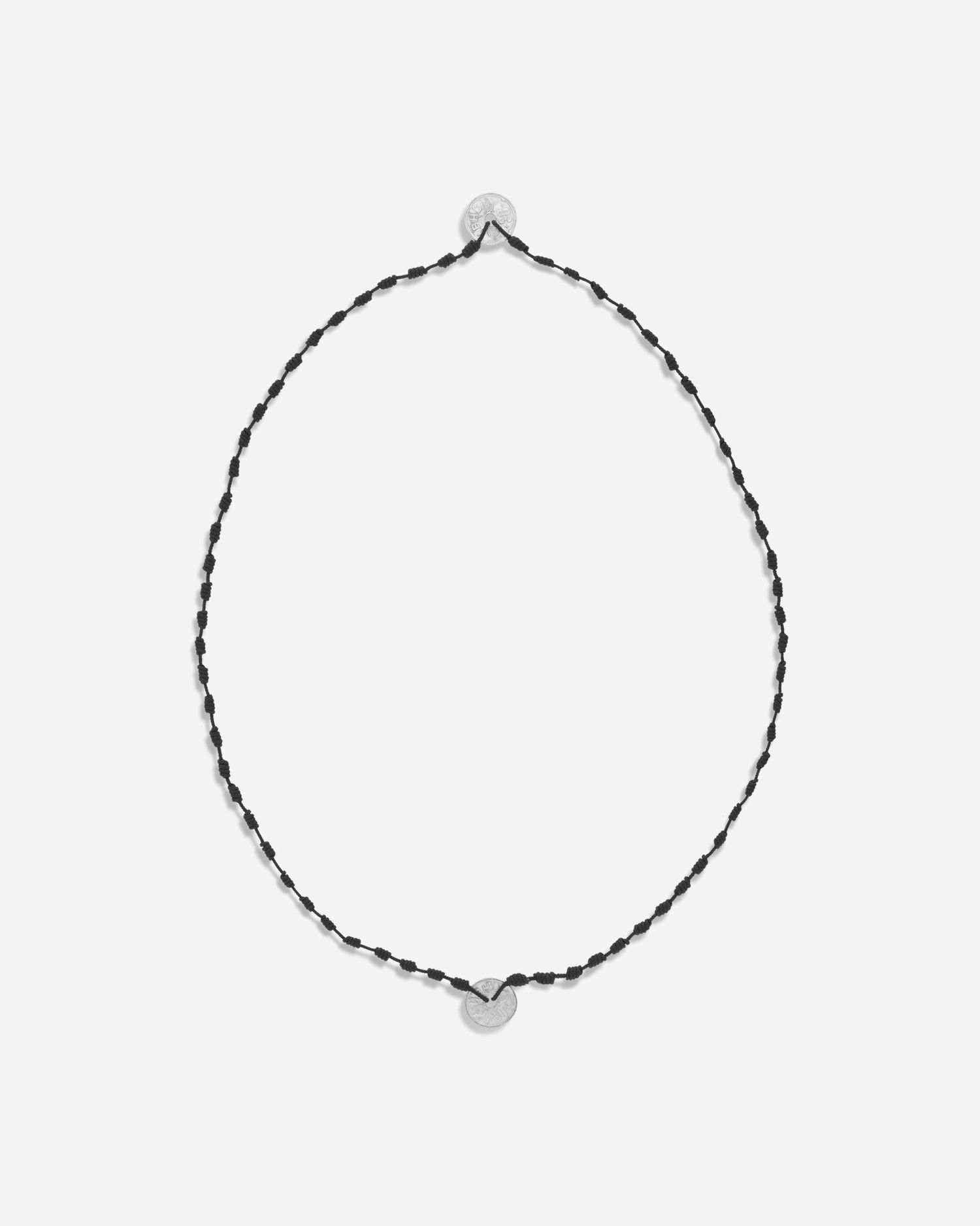 Halsband Neighborhood Cord Coin Necklace Svart | 251MYNH-AC03 BK, 1
