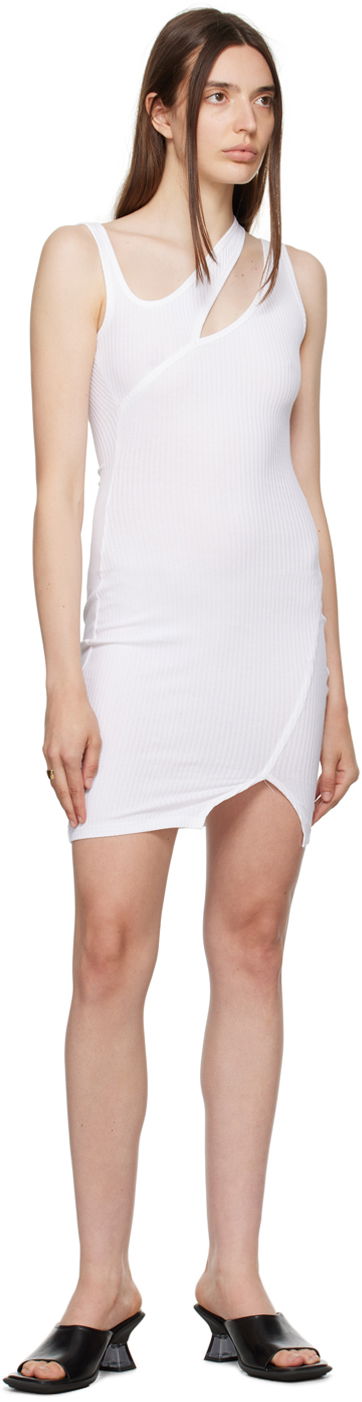 Klä Han Kjøbenhavn Han Kjobenhavn Cutout Mini Dress Vit | W-132788, 3