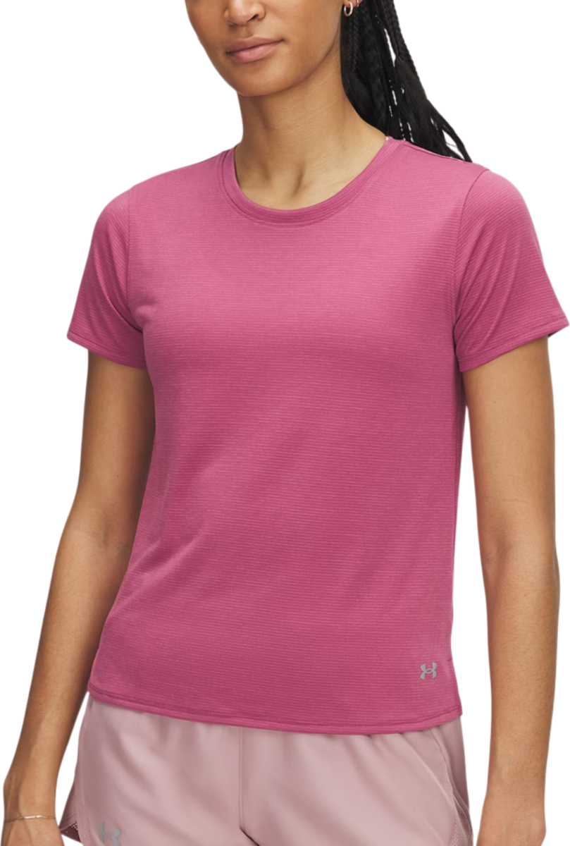 T-shirt Under Armour Under Armour UA Launch Short Sleeve T-Shirt Rosa | 1382434-659