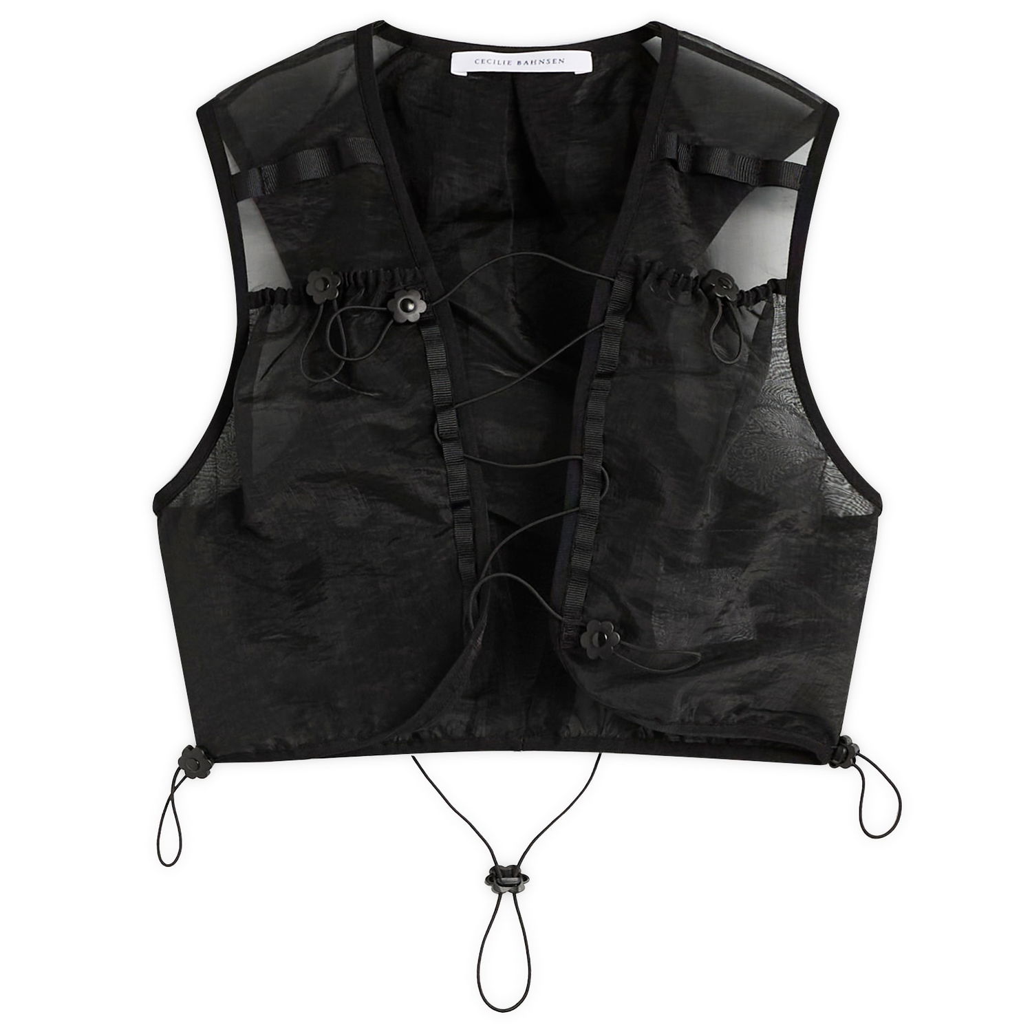 Väst Cecilie Bahnsen Cecilie Bahnsen Bona Running Vest Svart | 325RTW15004, 1