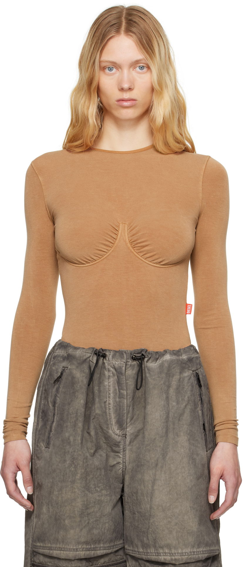 Kropp Diesel Diesel T-Finne-Q2 Bodysuit Beige | A17608 0QMAT