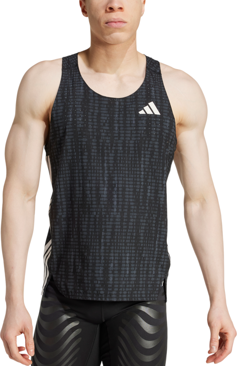 Linne adidas Performance Adizero Running Singlet Svart | jn0298