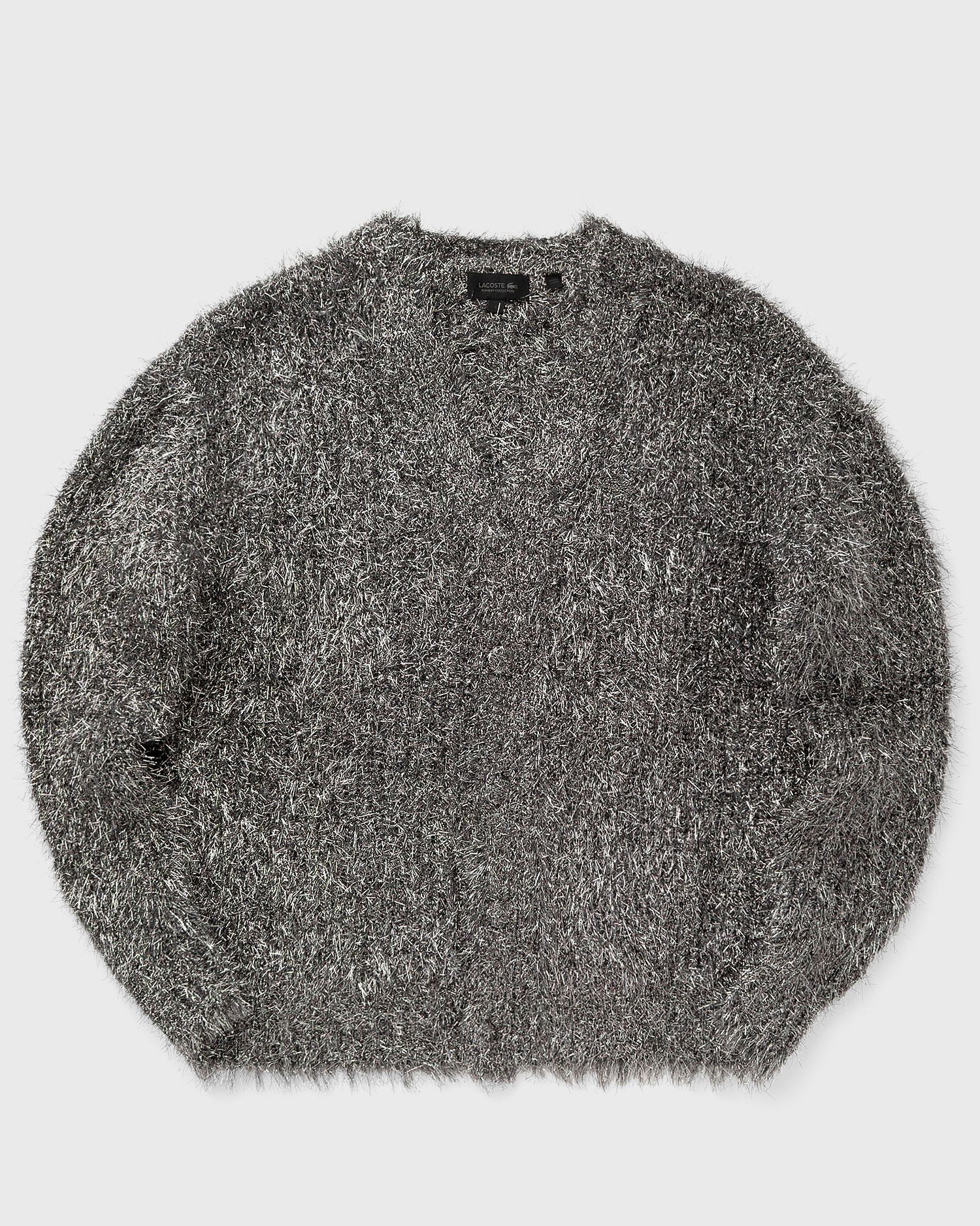 Sweater Lacoste Shaggy Crewneck Sweater Metallisk | AH3738-69X, 0
