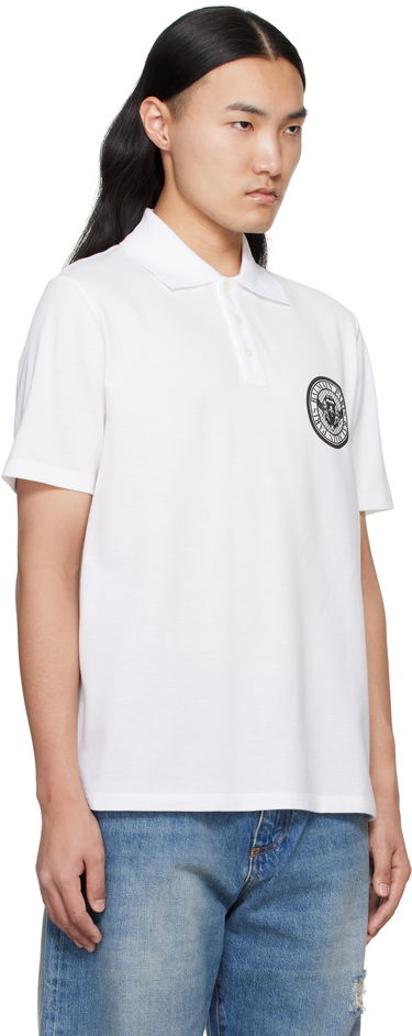 Polotröja Balmain Balmain Coin Print Polo Svart | EH1GC026BC94, 4