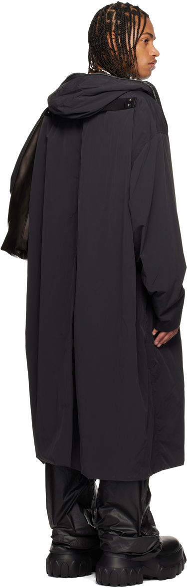 Regnrock Rick Owens Rick Owens Concordians Mac Big Shoulders Svart | RR02E1908 MT, 2