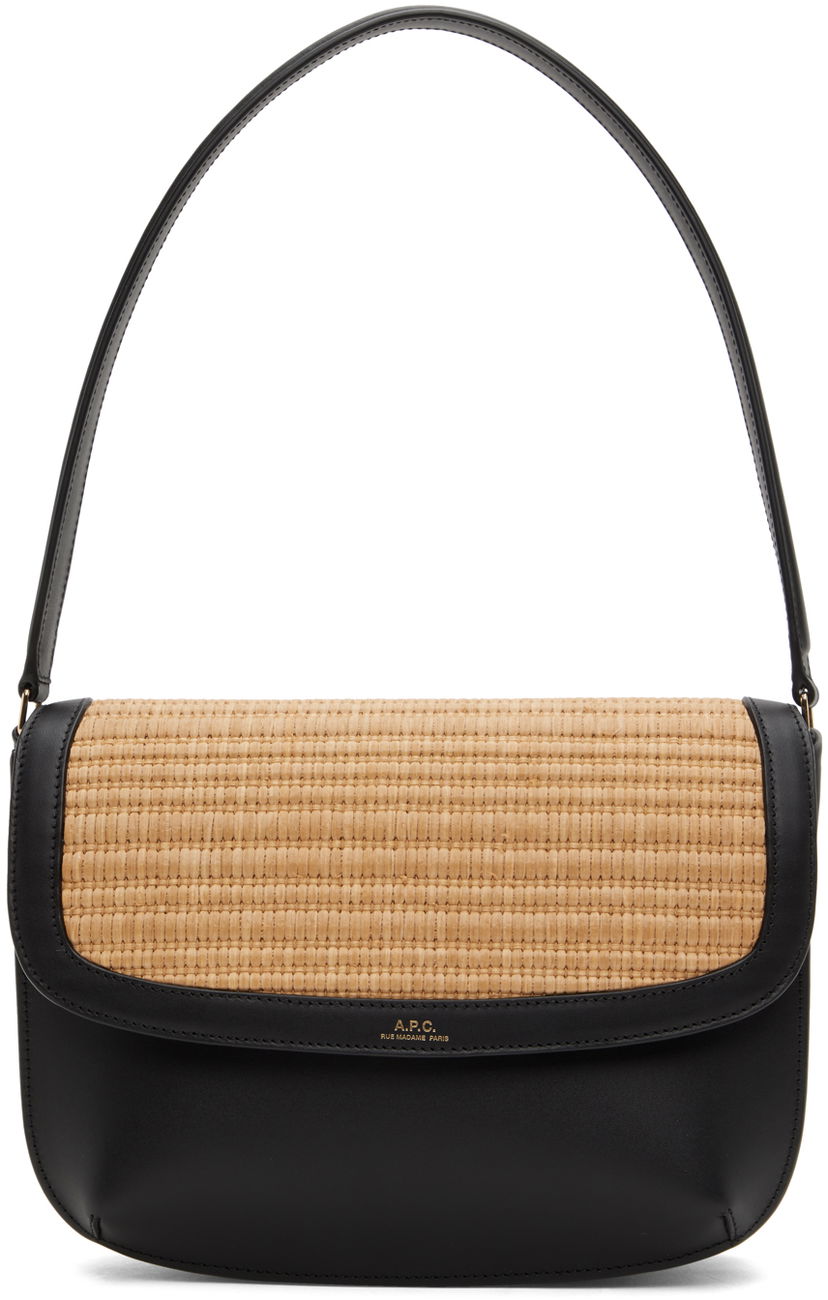 Axelväska A.P.C. Sarah Shoulder Bag Svart | RAAAG-F61526