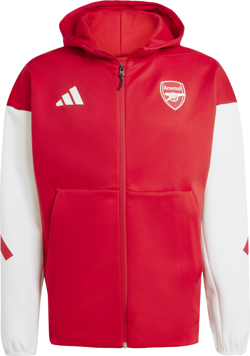 Sweatshirt adidas Originals Arsenal FC Z.N.E. Anthem Full-Zip Hoodie Röd | jm9409