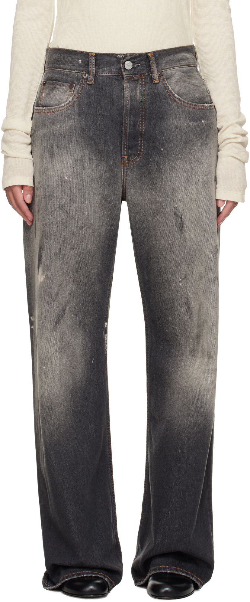 Jeans Acne Studios Acne Studios Loose Fit Jeans Grå | A00513-