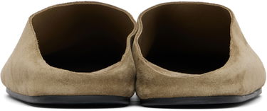 Sneakers och skor The Row The Row Hudson Suede Slide Loafers Grön | F1705-L302, 1