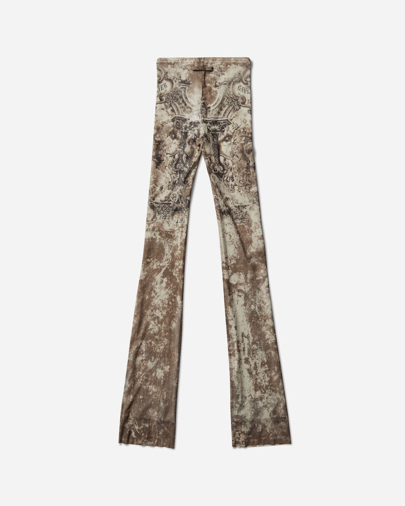 Byxor Jean Paul Gaultier Medaillon Flare Pants Brun | 2503WTR016M006 P6965
