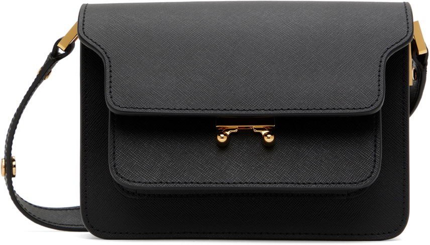 Axelväska Marni Mini Trunk Bag Svart | SBMPS01U07 LV520, 0