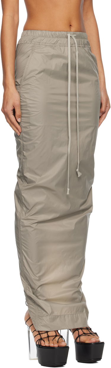 Kjol Rick Owens DRKSHDW Concordians Pull On Pillar Maxi Skirt Svart | DS02E7332 NP, 4