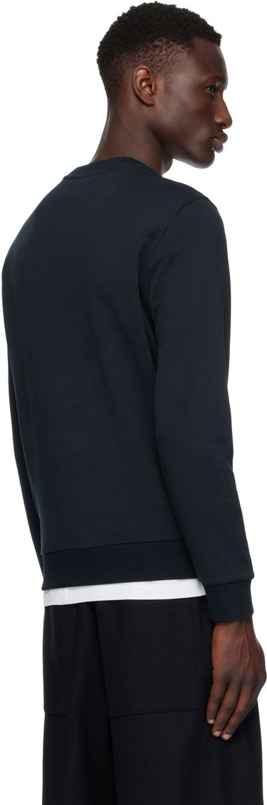 Sweater Moncler Moncler Faded Logo Cotton Sweatshirt Mörkblå | K10918G00039809KR, 2