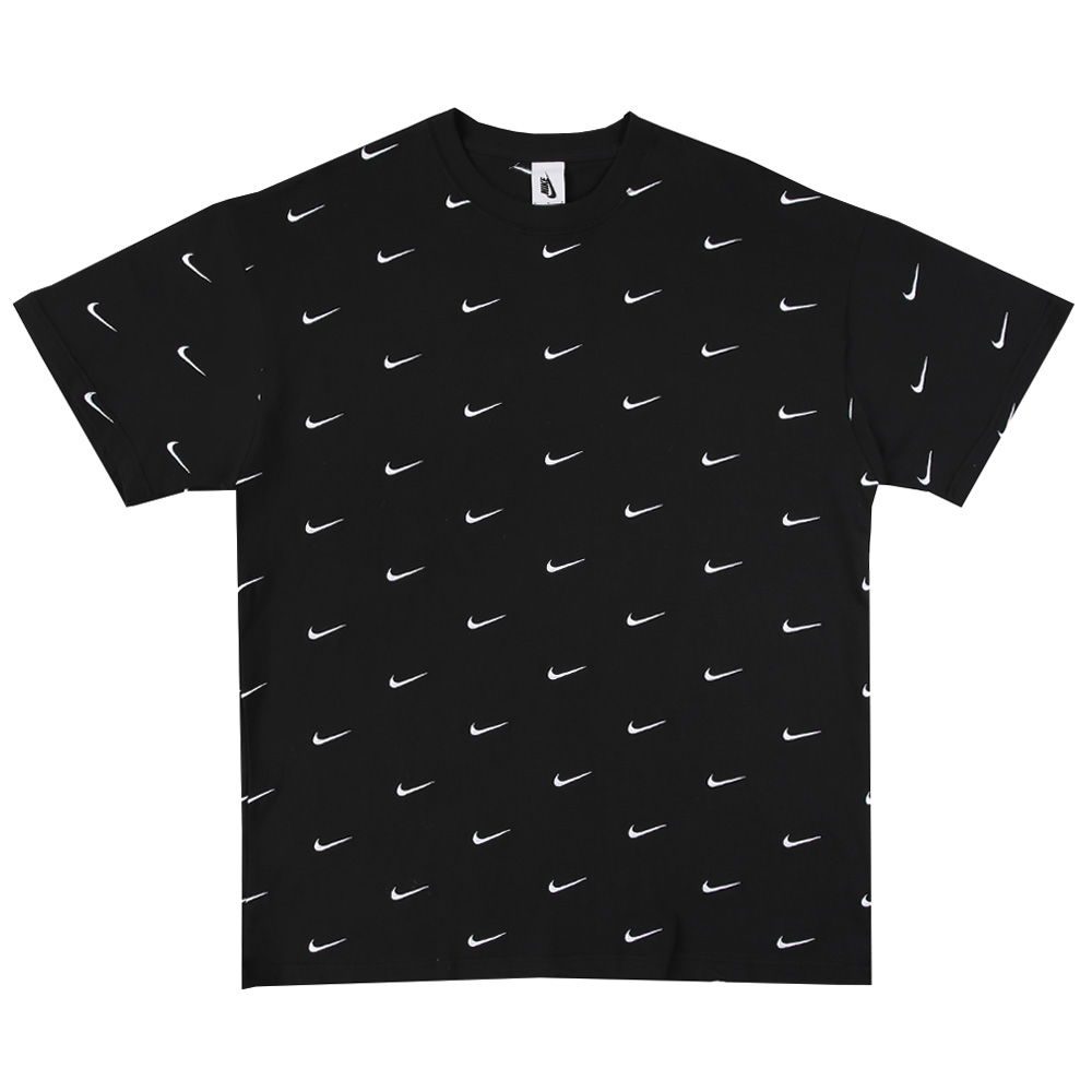 T-shirt Nike All Over Swoosh Logo T-Shirt Svart | CK4094-010, 0