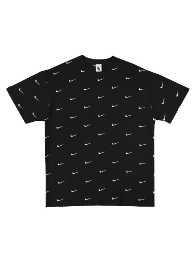 T-shirt Nike All Over Swoosh Logo T-Shirt Svart | CK4094-010