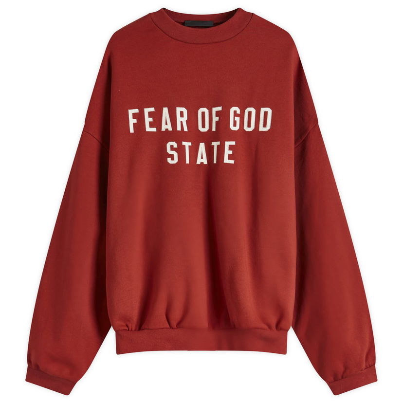 Sweatshirt Fear of God Heavy Fleece Crew Sweat by Fear of God ESSENTIALS Röd | 192BT246236F