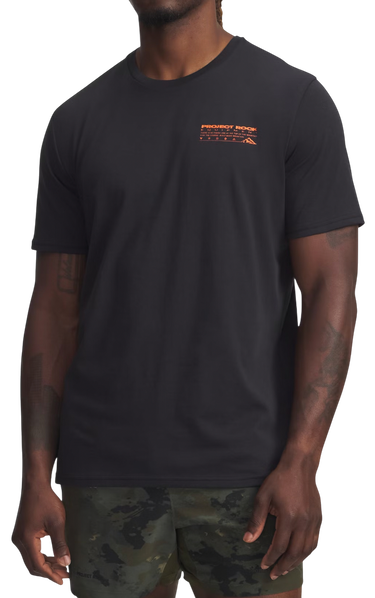 T-shirt Under Armour Project Rock Q4 1 Short Sleeve Graphic T-Shirt Svart | 6005034-002, 0