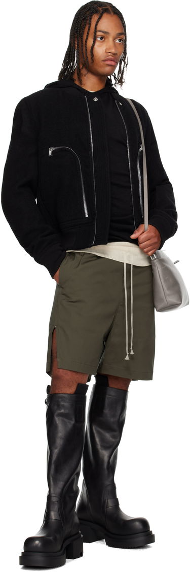 Axelväska Rick Owens Rick Owens Concordians Adri Flat Crossbody Bag Grå | RA02E0727 LCAPA, 3