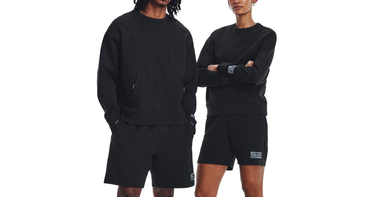 Sweatshirt Under Armour Summit Knit Crew Neck Svart | 1377172-001, 1