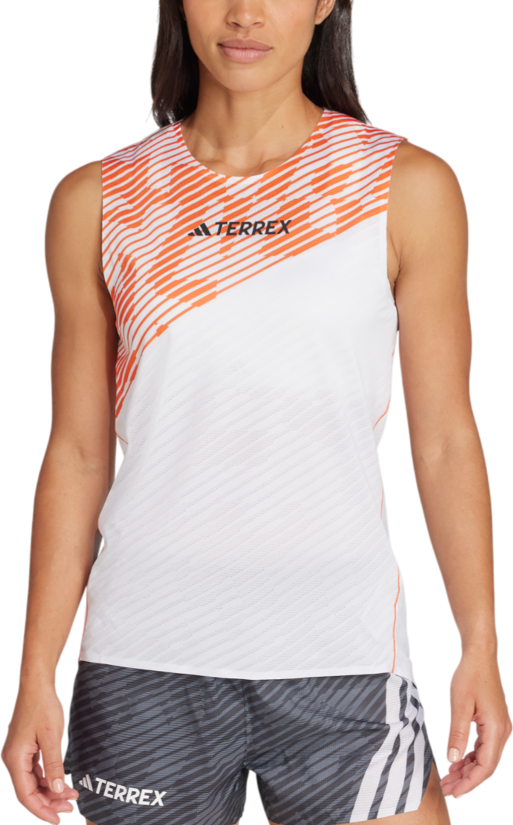 Linne adidas Performance Terrex Techrock Pro Tank Top Vit | jx5189