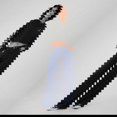 Kläder GAP Sweatshirt Crop Sweatshirt True Black L Grön | 498952-02, 2