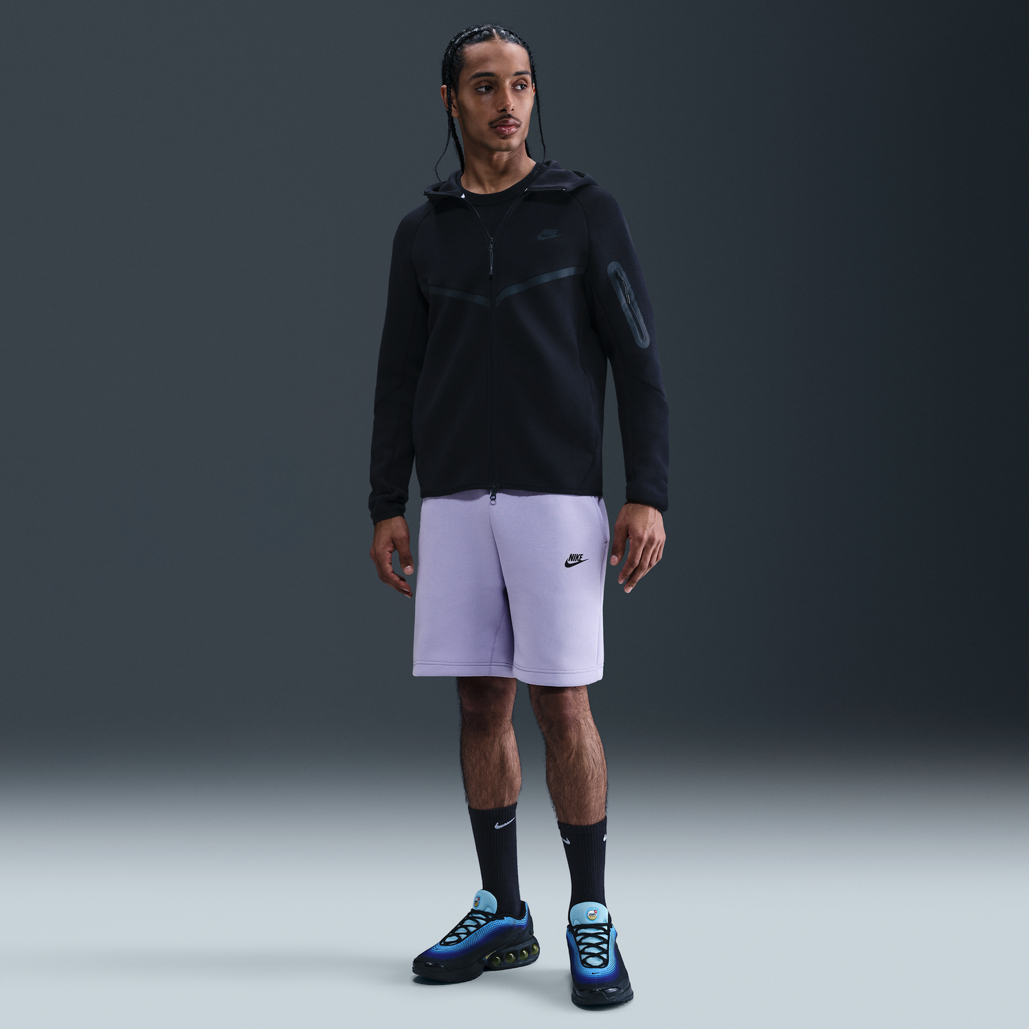 Shorts Nike Sportswear Tech Fleece Shorts Purpur | FB8171-515, 0