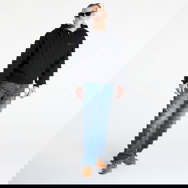 Sweatshirt DAILY PAPER Sweatshirt Boxy Zip Up Hoodie Black Svart | 2521072, 4