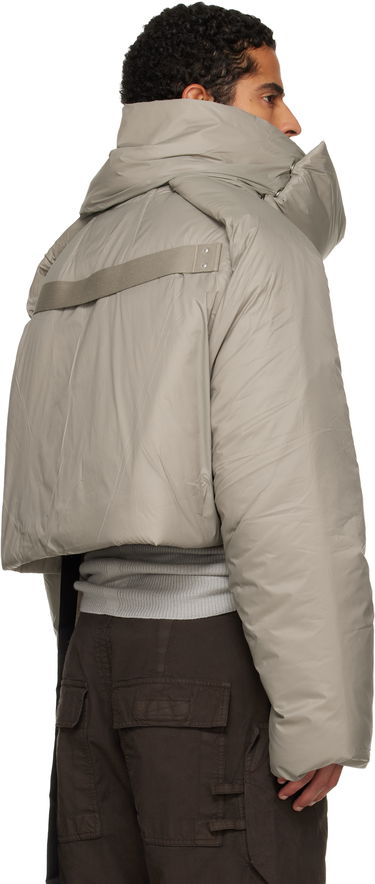 Pufferjacka Rick Owens Rick Owens DRKSHDW Concordians Convertible Cropped High-Neck Puffer Jacket Beige | DU02E7777 NP, 2
