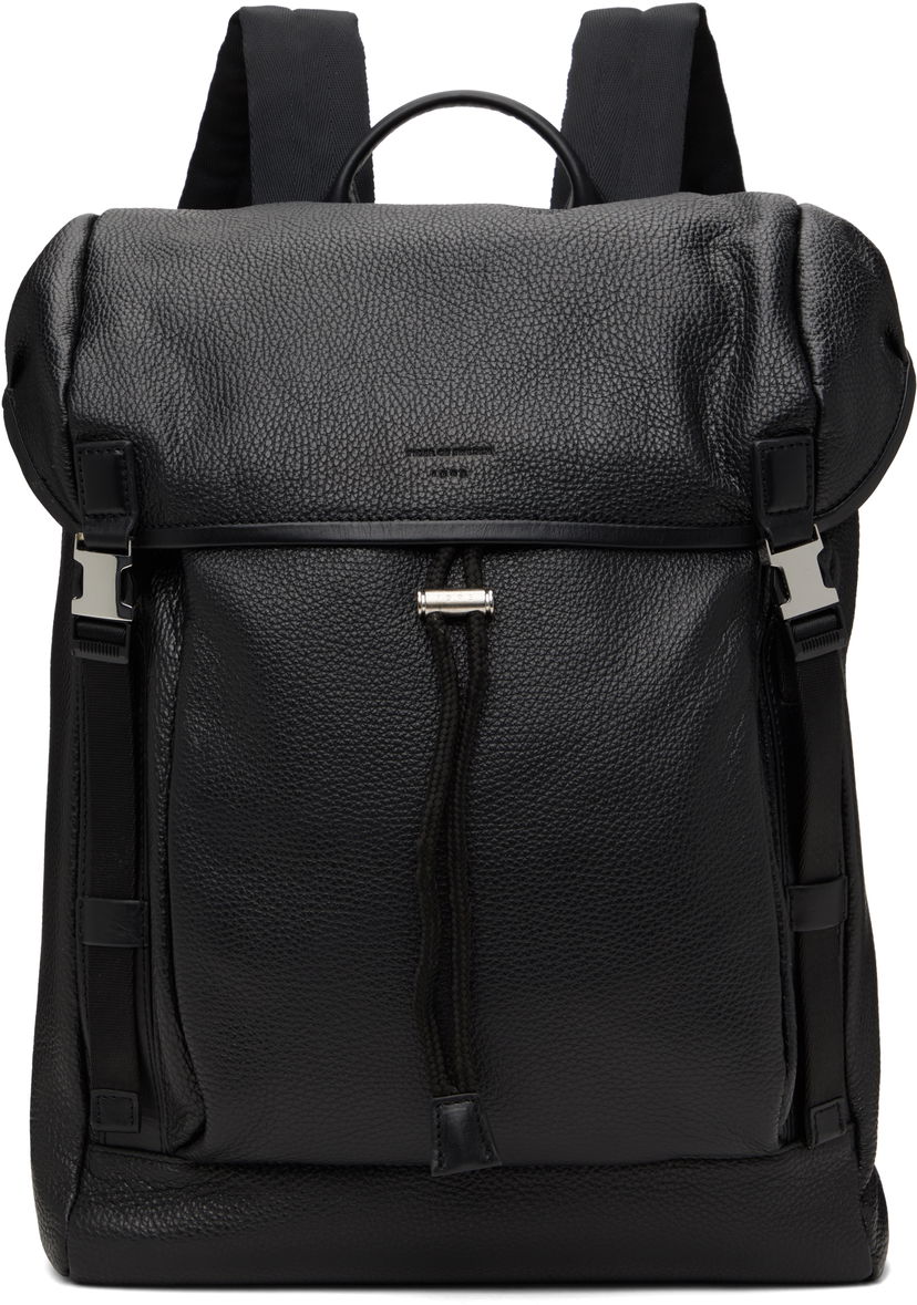 Ryggsäck Tiger of Sweden Tiger of Sweden Baha Leather Backpack Svart | 112191