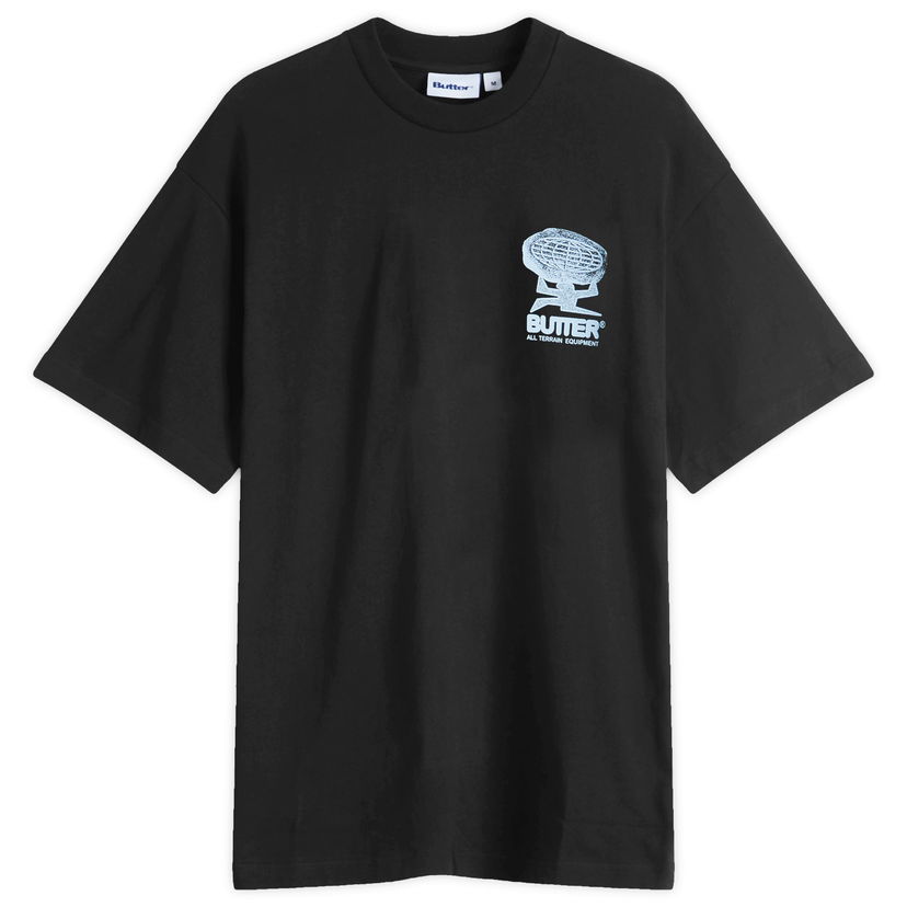 T-shirt Butter Goods Terrain Graphic Tee Svart | BG252107-BLK