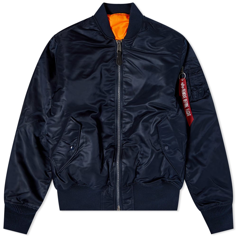 Bomberjacka Alpha Industries Classic MA-1 Jacket Mörkblå | 100101-07, 0
