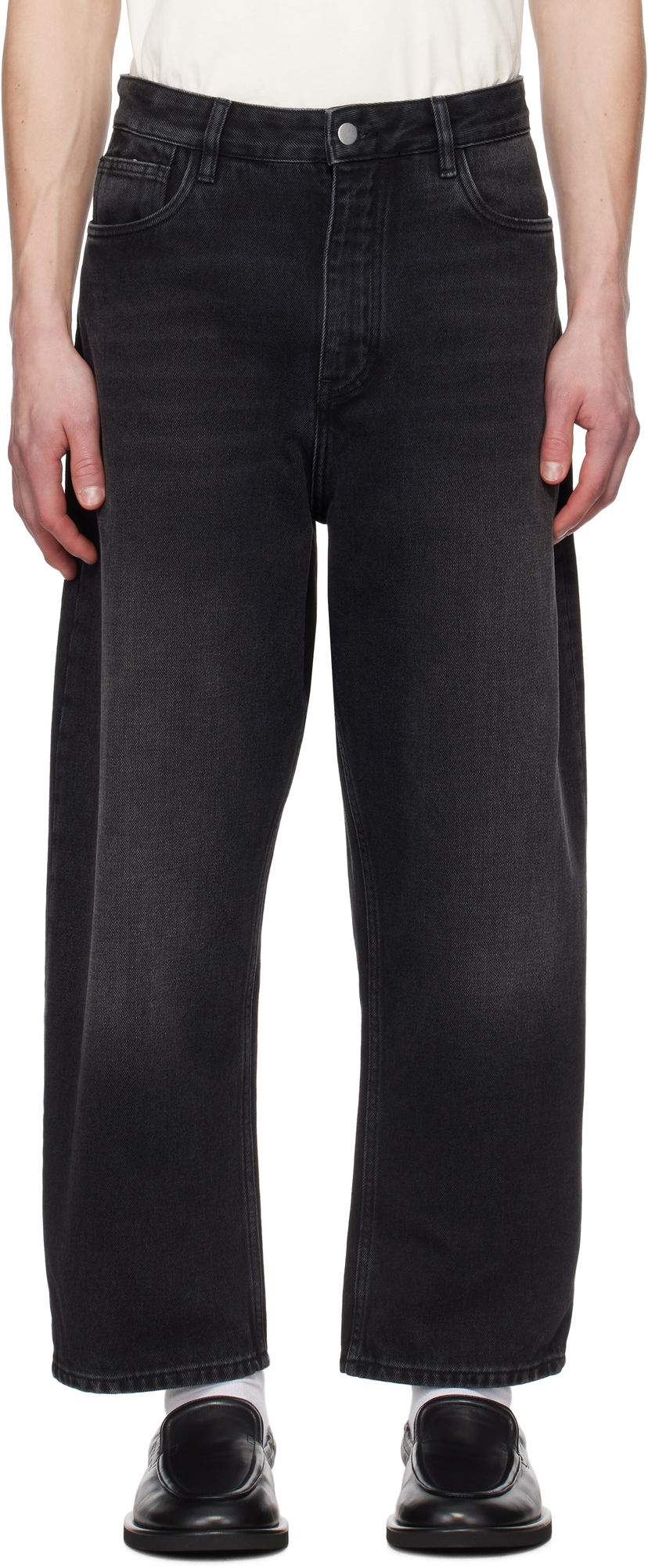 Jeans Studio Nicholson Studio Nicholson Land Jeans Svart | LAND SNM - 1111
