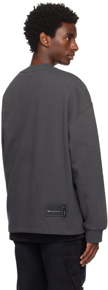 Sweatshirt We11done We11done Graphic Sweatshirt Grå | WD-TP5-19-114-U-CH, 2