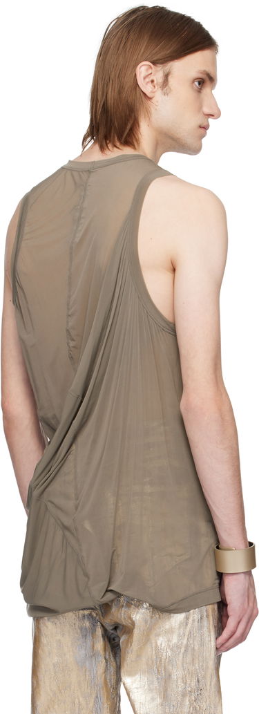 Linne Rick Owens Rick Owens Hollywood Anthem Draped Tank Top Grön | RR01E5152 BZ, 2