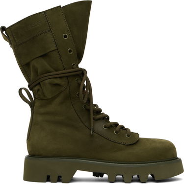 Sneakers och skor JW Anderson JW Anderson Combat Leather Boots Grön | BT0099-LA0258, 0